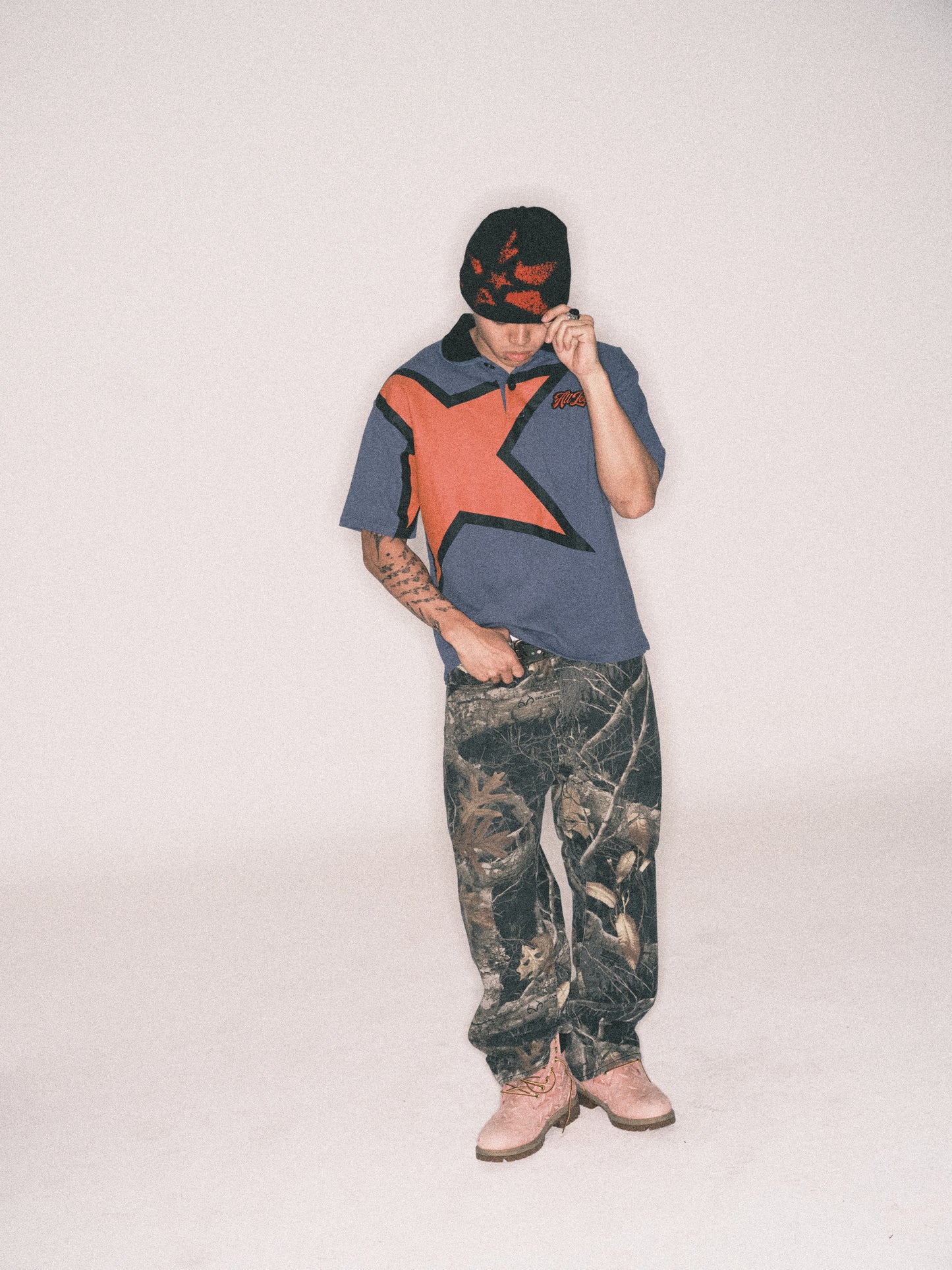 ALL STAR BLUE/ORANGE POLO