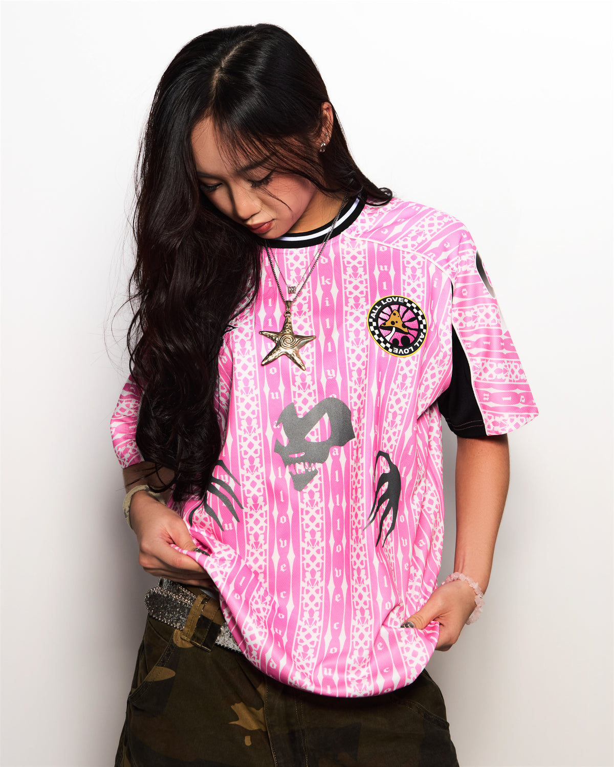 HARSHLOVE PINK GHOST JERSEY