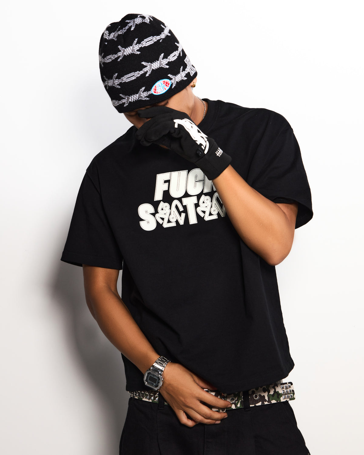 HARSHLOVE GLOW IN THE DARK FUCKSATAN TEE