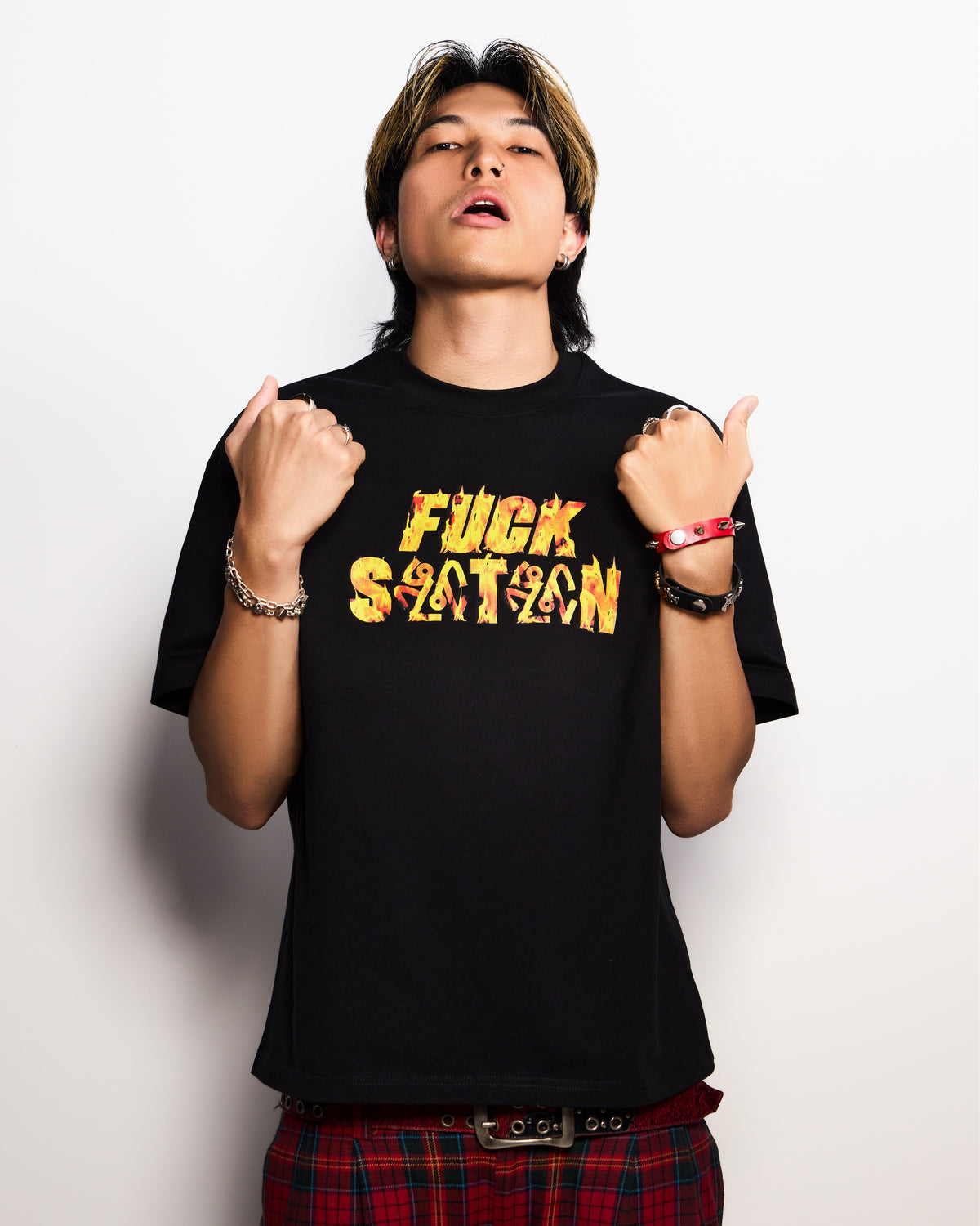 HARSHLOVE FIRE FUCKSATAN TEE
