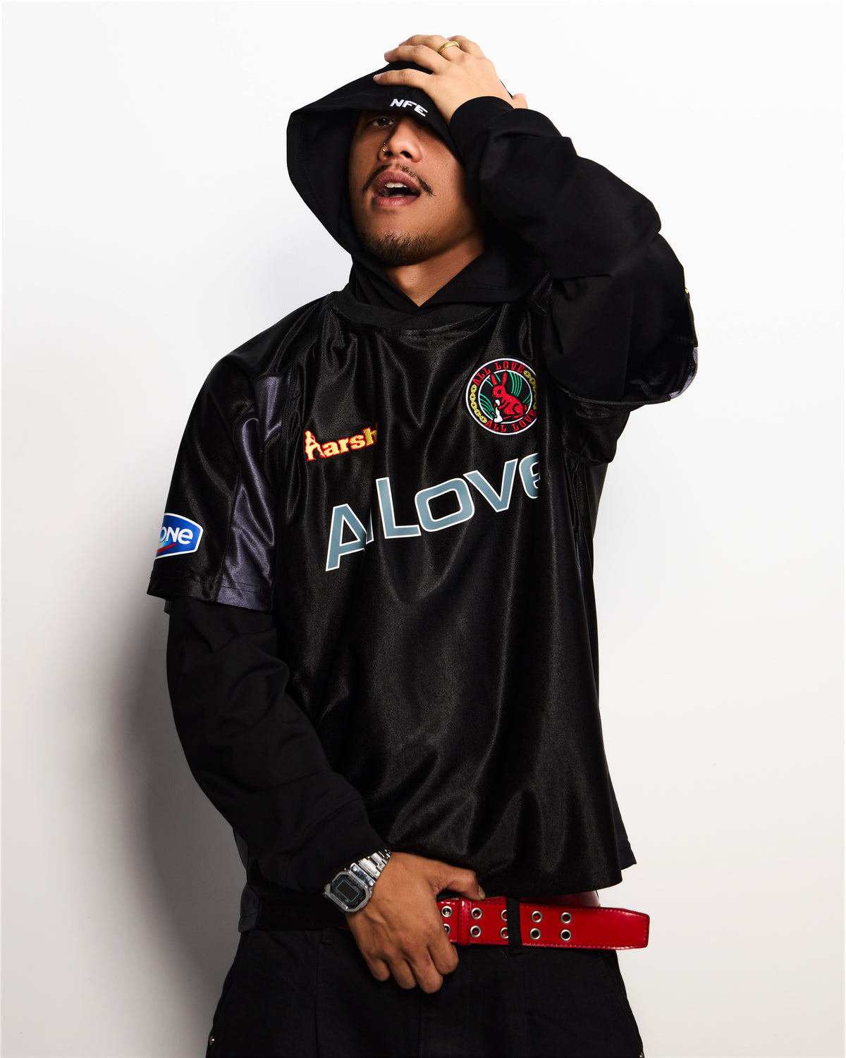 HARSHLOVE HOODED JERSEY