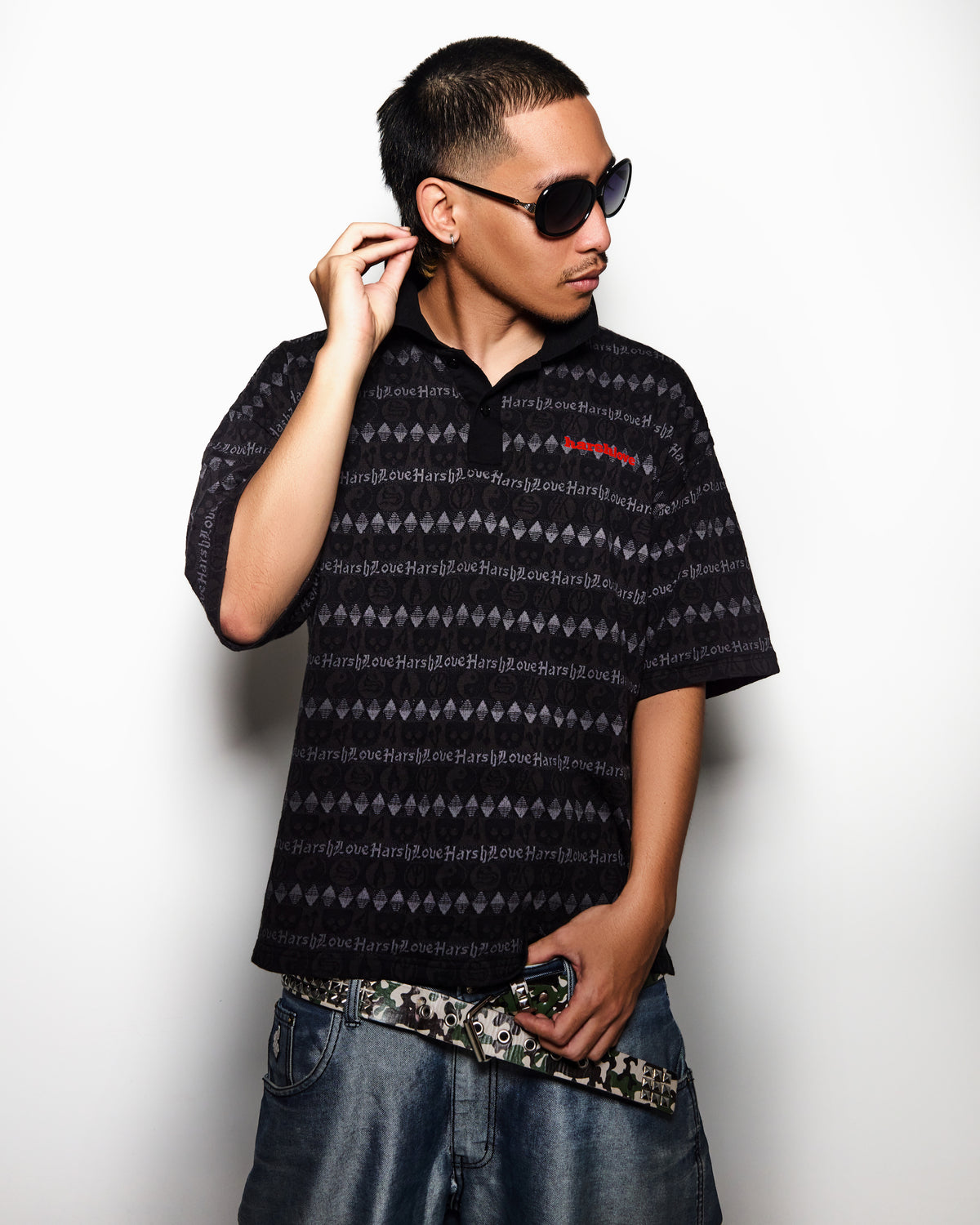 HARSHLOVE KNITTED POLO