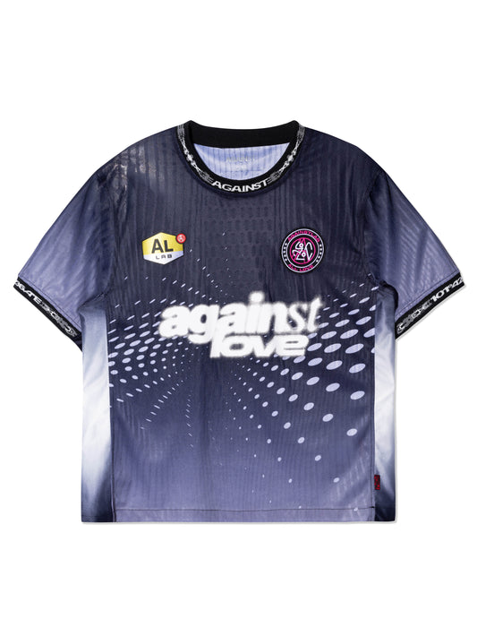 AGAINSTLOVE BLACK MOLECULAR JERSEY