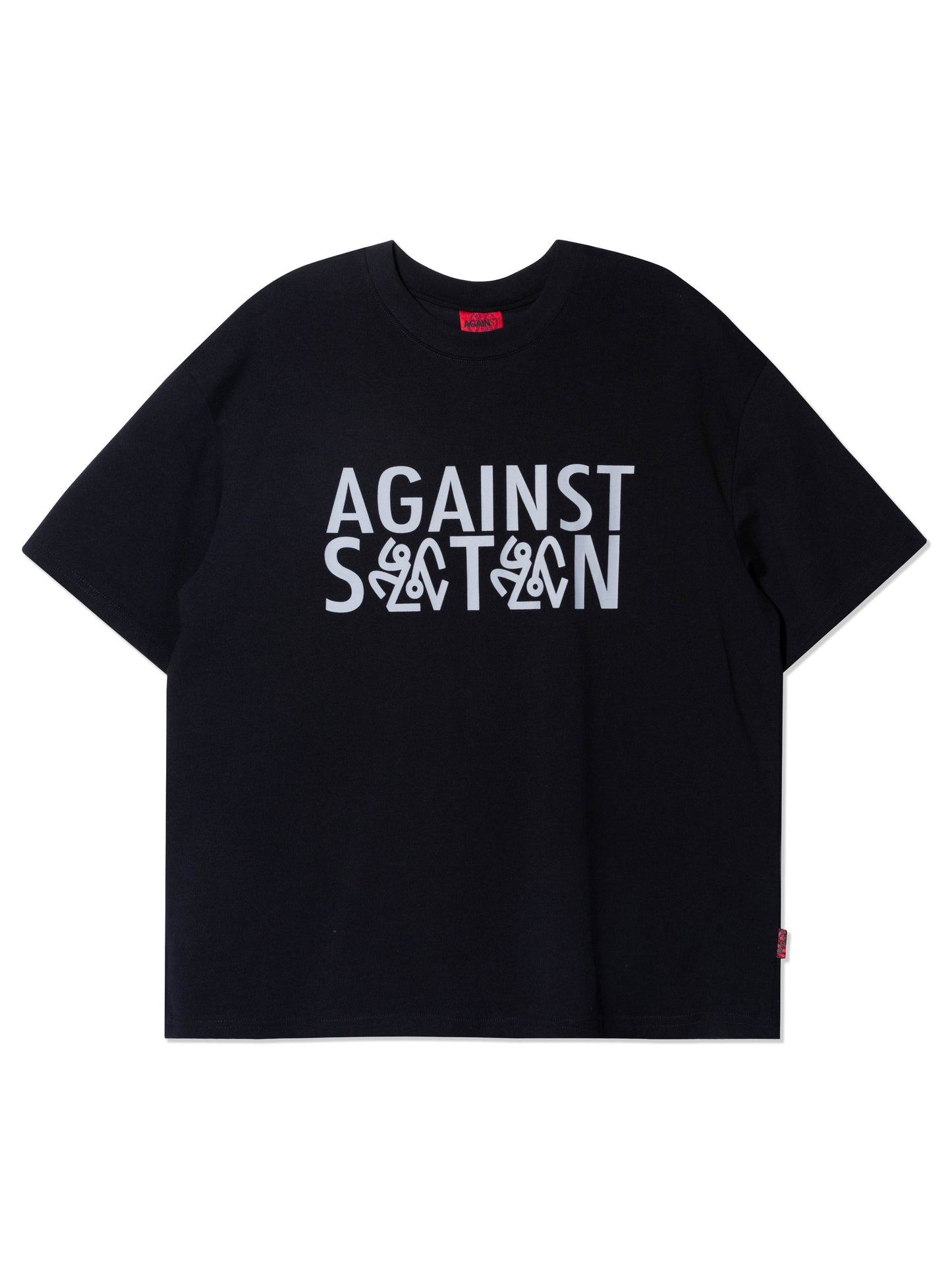 AGAINST SATAN BLACK TEE