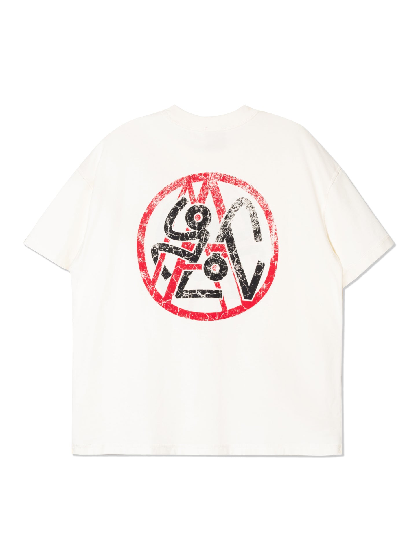 AGAINSTLOVE CREAM REVERSIBLE TEE