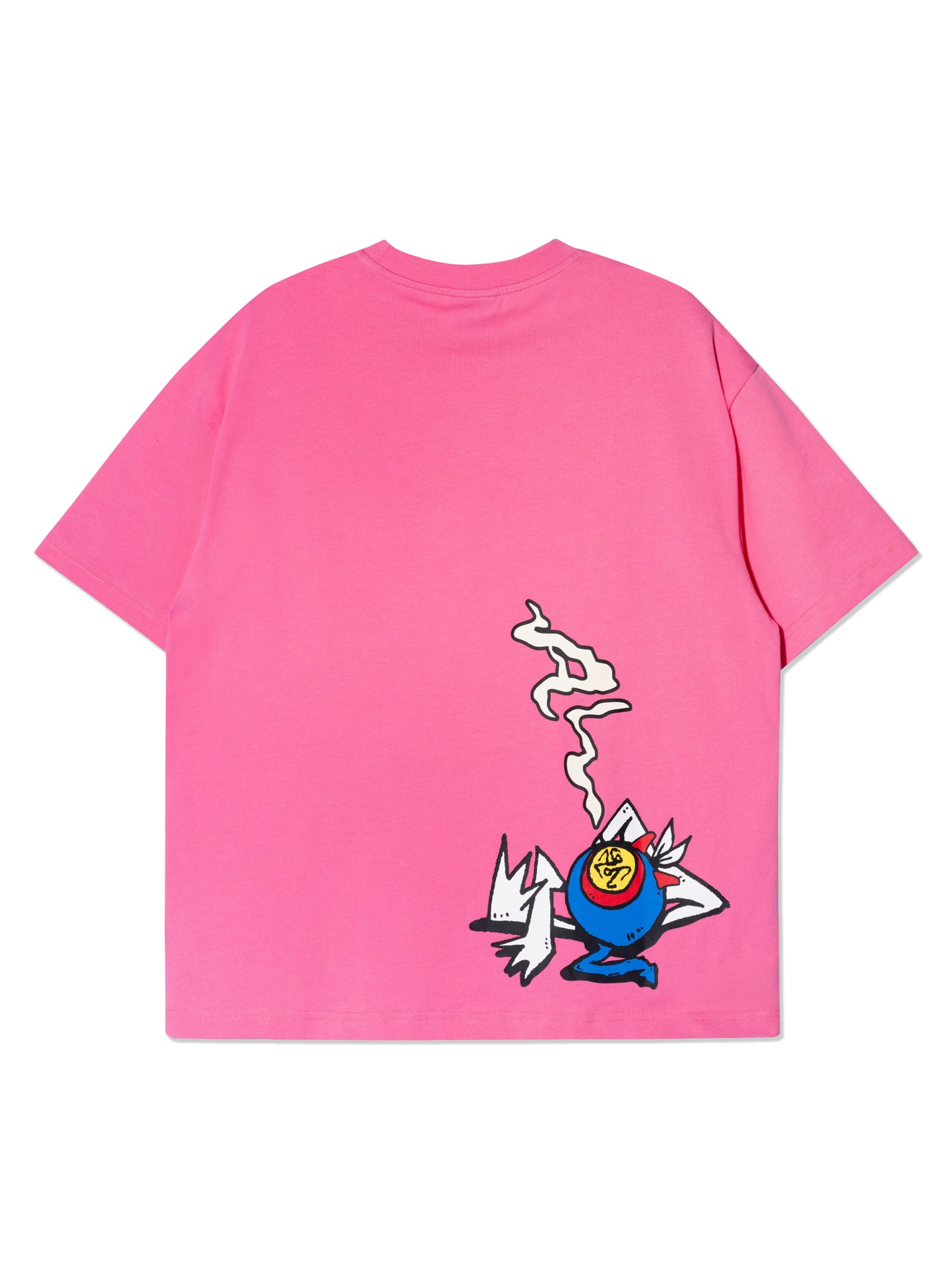 AGAINST SATAN PINK TEE