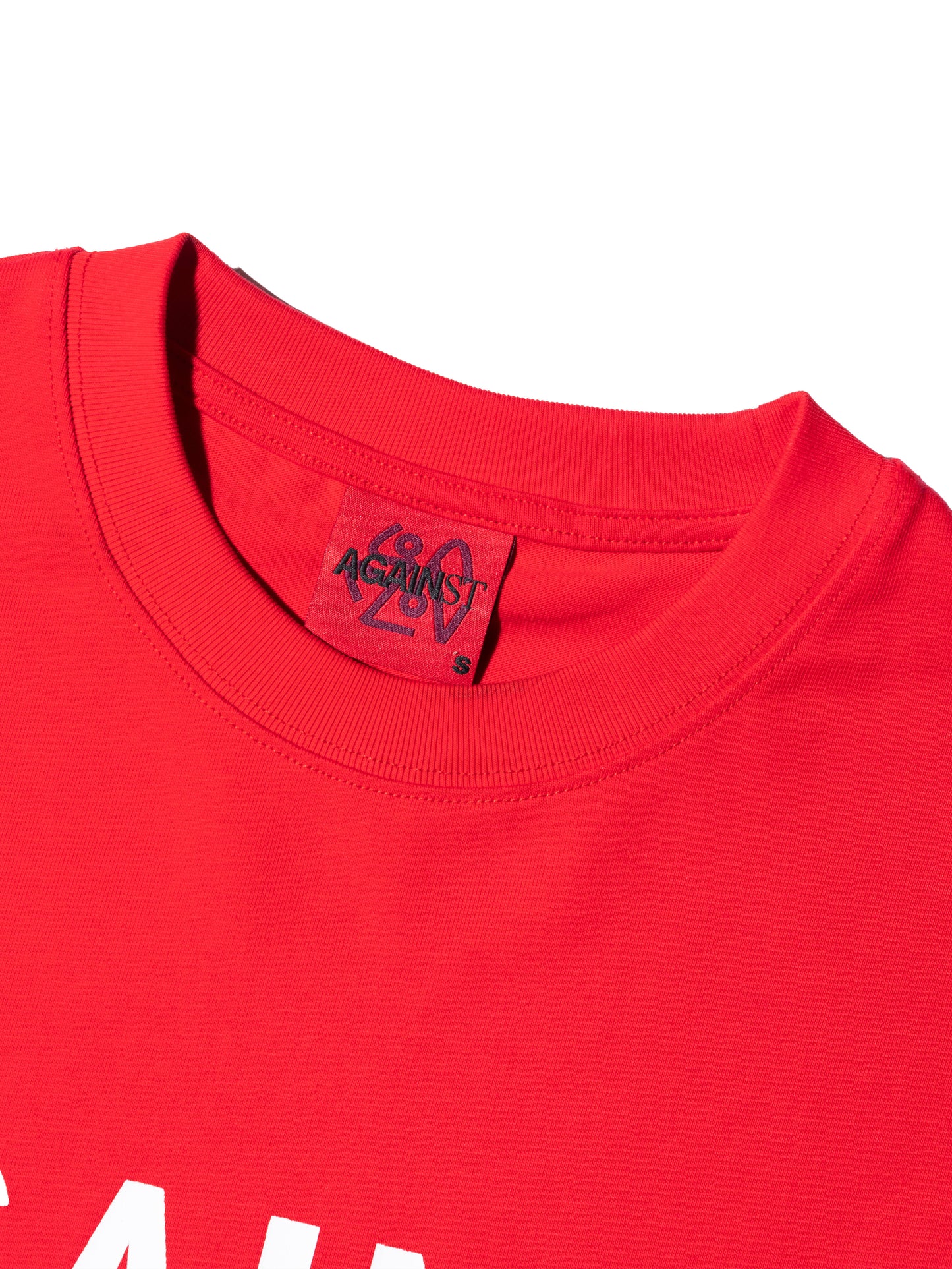 AGAINST SATAN RED TEE