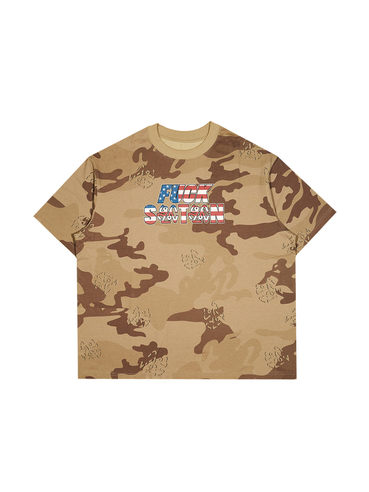 HARSHLOVE DESERT CAMO FUCKSATAN TEE