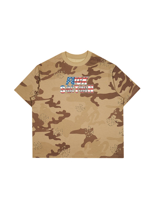 HARSHLOVE DESERT CAMO FUCKSATAN TEE