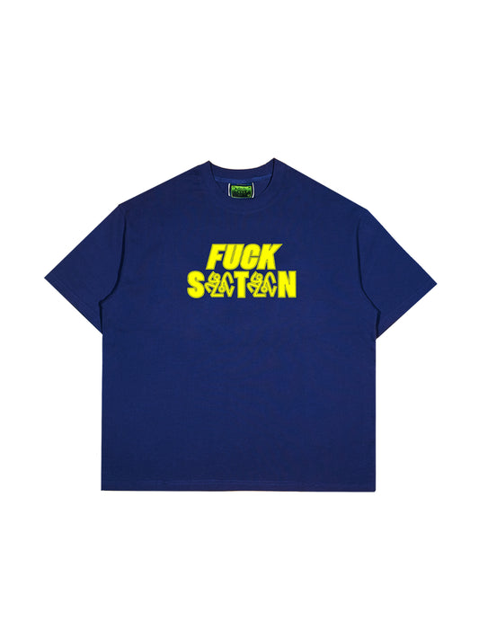 HARSHLOVE NAVY FUCKSATAN TEE
