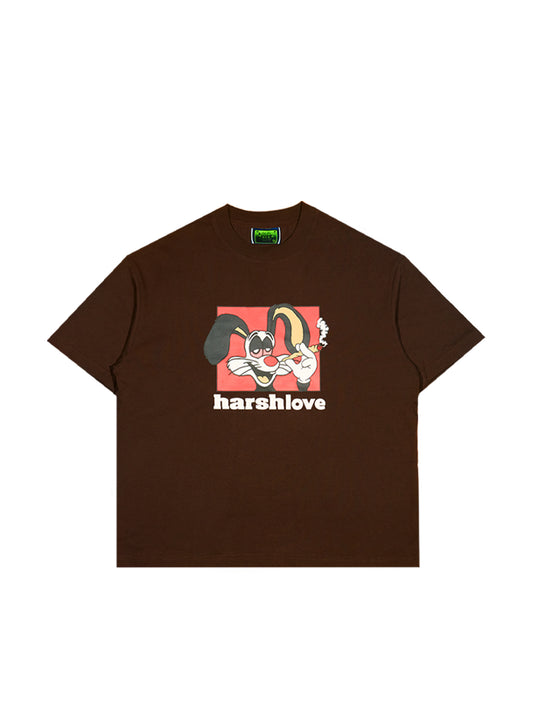 HARSHLOVE BROWN LOONEY TEE