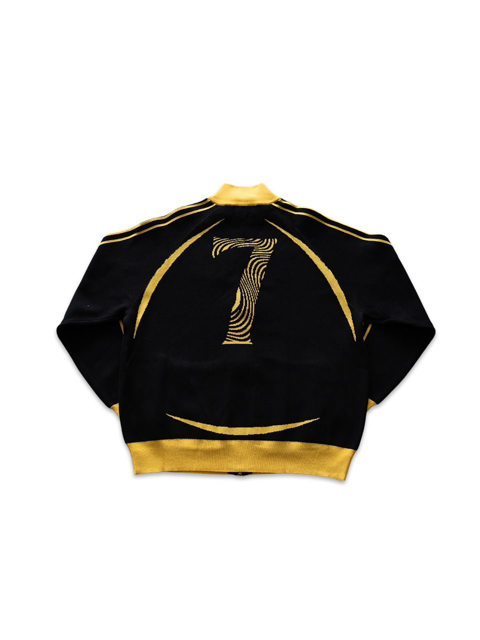 ALL STAR KNIT BLACK/YELLOW TRACKTOP