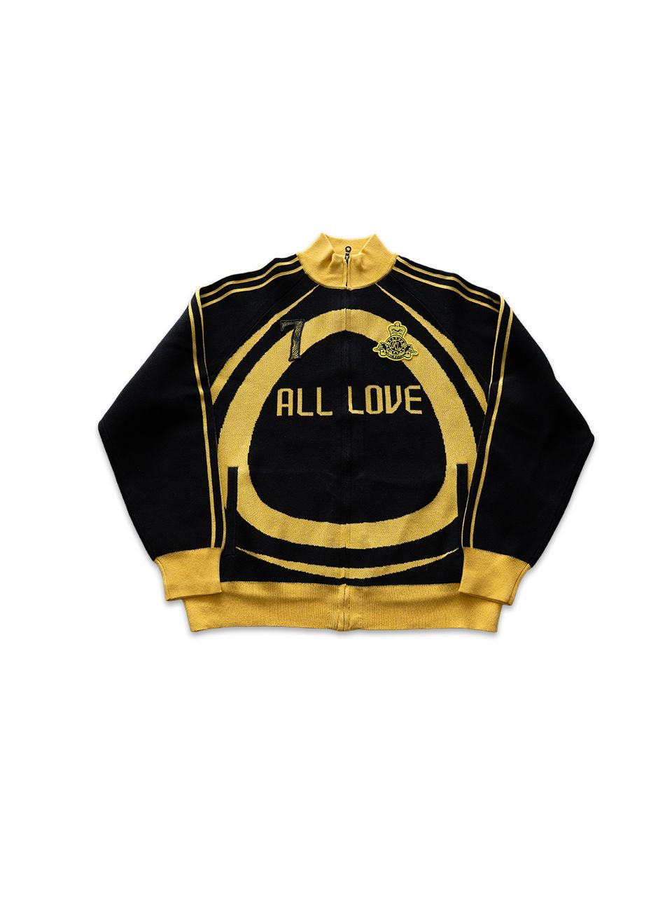 ALL STAR KNIT BLACK/YELLOW TRACKTOP