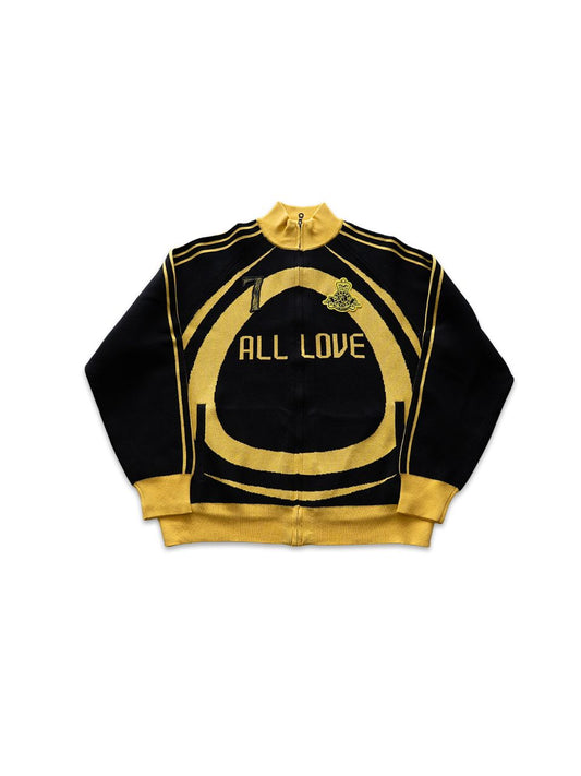 ALL STAR KNIT BLACK/YELLOW TRACKTOP
