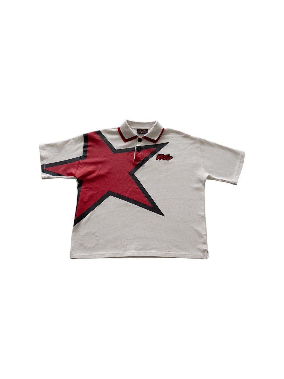 ALL STAR WHITE/RED POLO